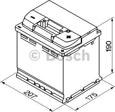 BOSCH 0 092 S50 020 - Käynnistysakku inparts.fi