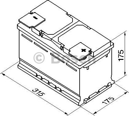 BOSCH 0 092 S50 100 - Käynnistysakku inparts.fi