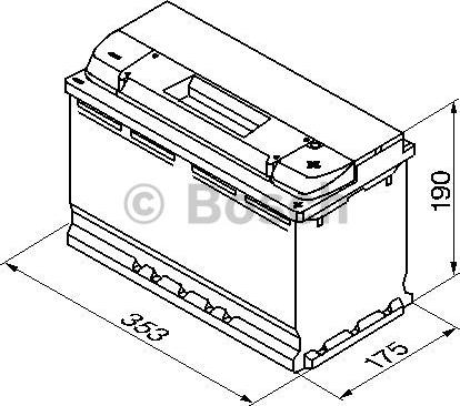 BOSCH 0 092 S50 130 - Käynnistysakku inparts.fi