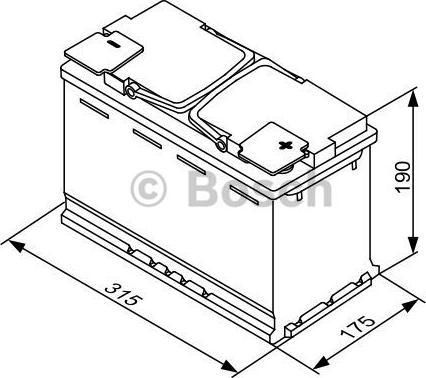 BOSCH 0 092 S60 110 - Käynnistysakku inparts.fi