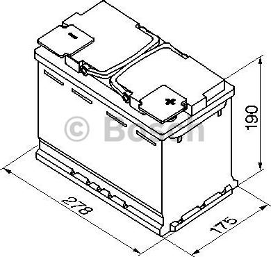 BOSCH 0 092 S60 010 - Käynnistysakku inparts.fi