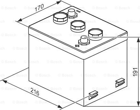 BOSCH 0 092 S30 610 - Käynnistysakku inparts.fi