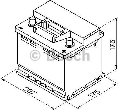 BOSCH 0 092 S30 010 - Käynnistysakku inparts.fi