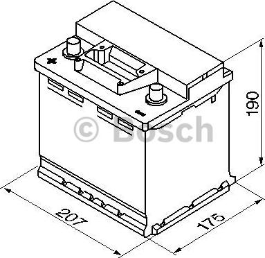 BOSCH 0 092 S30 030 - Käynnistysakku inparts.fi