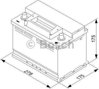 BOSCH 0 092 S30 070 - Käynnistysakku inparts.fi