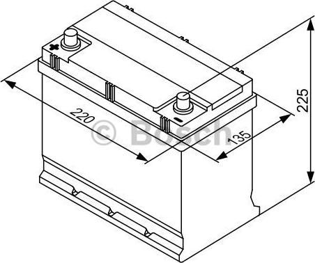 BOSCH 0 092 S30 170 - Käynnistysakku inparts.fi