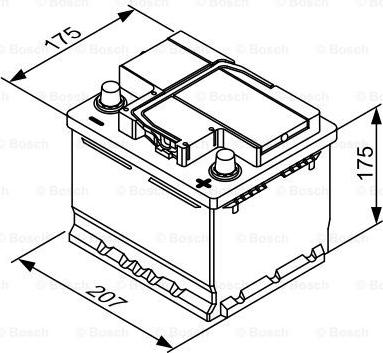 BOSCH 0 092 T30 010 - Käynnistysakku inparts.fi