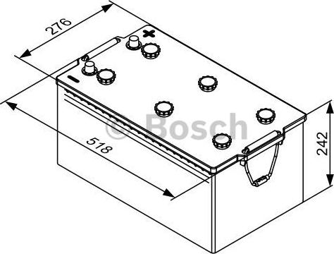 BOSCH 0 092 T30 800 - Käynnistysakku inparts.fi