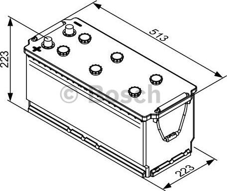 BOSCH 0 092 T30 790 - Käynnistysakku inparts.fi