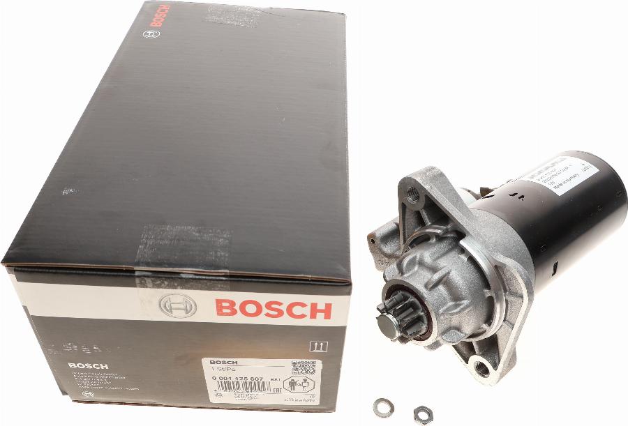 BOSCH 0 001 125 607 - Käynnistinmoottori inparts.fi