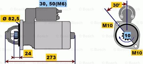 BOSCH 0 001 218 138 - Käynnistinmoottori inparts.fi