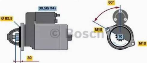 BOSCH 0001218710 - Käynnistinmoottori inparts.fi