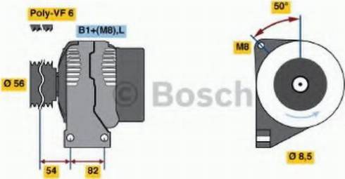 BOSCH 0 124 525 014 - Laturi inparts.fi