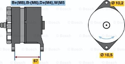 BOSCH 0 120 469 963 - Laturi inparts.fi