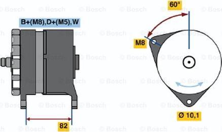 BOSCH 0 120 469 908 - Laturi inparts.fi