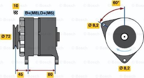 BOSCH 0 120 469 902 - Laturi inparts.fi