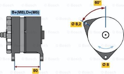 BOSCH 0 120 469 913 - Laturi inparts.fi