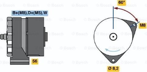 BOSCH 0 120 469 933 - Laturi inparts.fi