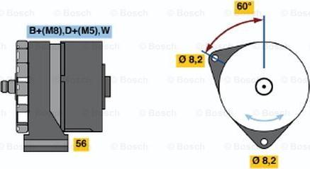 BOSCH 0 120 469 545 - Laturi inparts.fi