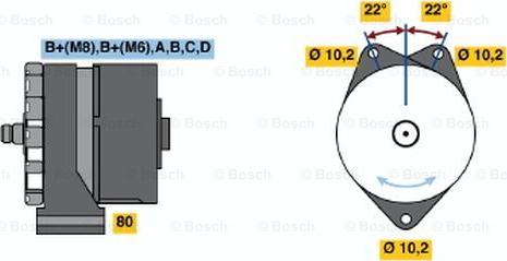 BOSCH 0 120 469 692 - Laturi inparts.fi