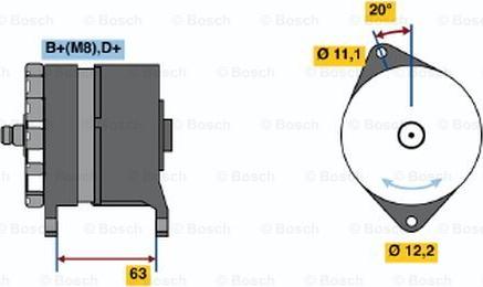 BOSCH 0 120 469 860 - Laturi inparts.fi