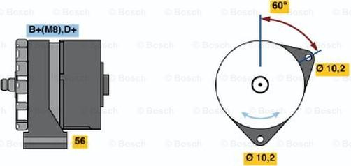 BOSCH 0 120 489 310 - Laturi inparts.fi