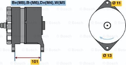 BOSCH 0 120 469 044 - Laturi inparts.fi