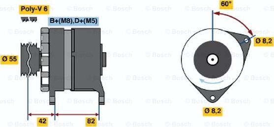 BOSCH 0 120 469 017 - Laturi inparts.fi