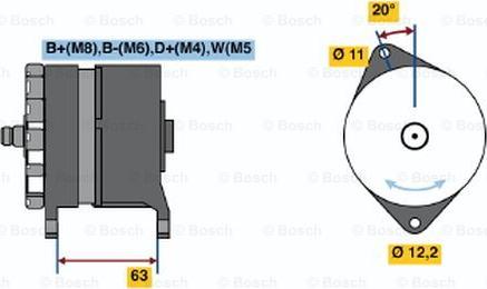 BOSCH 0 120 469 024 - Laturi inparts.fi