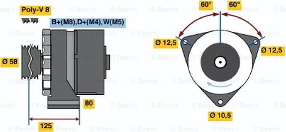 BOSCH 0 120 469 119 - Laturi inparts.fi