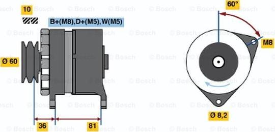 BOSCH 0 120 469 899 - Laturi inparts.fi