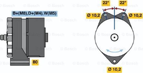 BOSCH 0 120 469 891 - Laturi inparts.fi