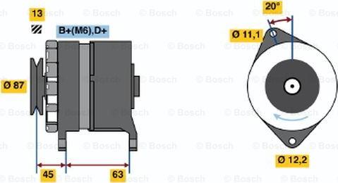 BOSCH 0 120 469 849 - Laturi inparts.fi