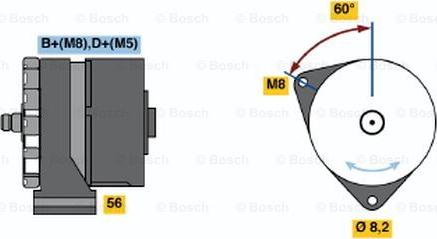 BOSCH 0 120 469 862 - Laturi inparts.fi