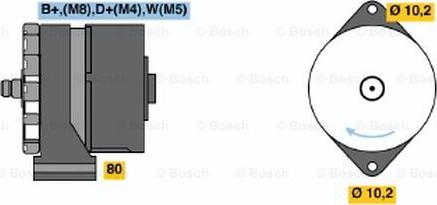 BOSCH 0 120 469 807 - Laturi inparts.fi