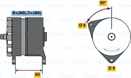 BOSCH 0 120 469 878 - Laturi inparts.fi