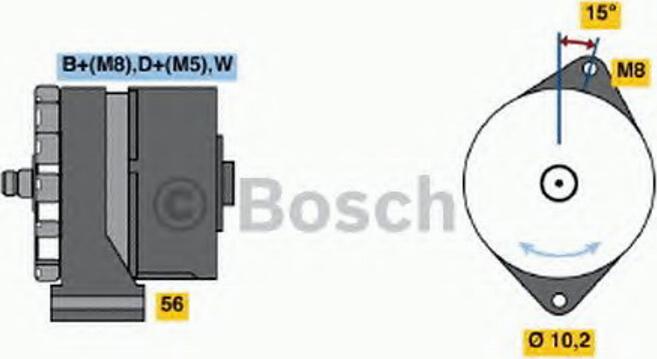 BOSCH 0 120 469 722 - Laturi inparts.fi