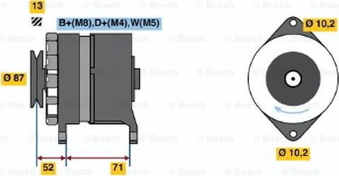 BOSCH 0 120 468 094 - Laturi inparts.fi