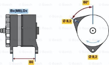 BOSCH 0 120 468 042 - Laturi inparts.fi