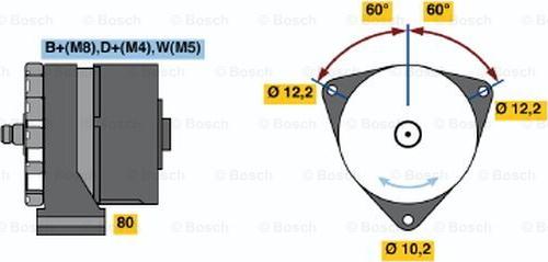 BOSCH 6 033 GB3 006 - Laturi inparts.fi