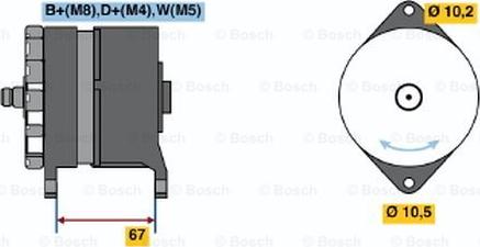 BOSCH 0 986 036 240 - Laturi inparts.fi