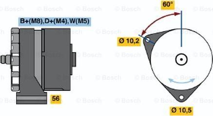 BOSCH 0 120 468 066 - Laturi inparts.fi