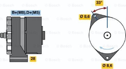 BOSCH 0 120 468 030 - Laturi inparts.fi