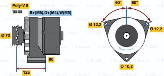 BOSCH 0 120 468 145 - Laturi inparts.fi