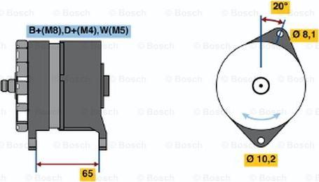 BOSCH 0 120 468 154 - Laturi inparts.fi