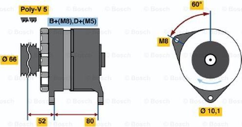 BOSCH 0 120 468 108 - Laturi inparts.fi