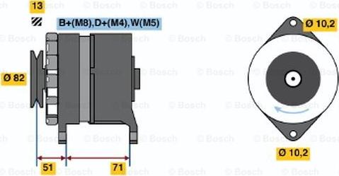 BOSCH 0 120 468 130 - Laturi inparts.fi