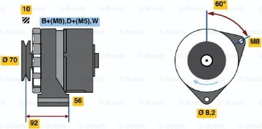 BOSCH 0 120 468 120 - Laturi inparts.fi