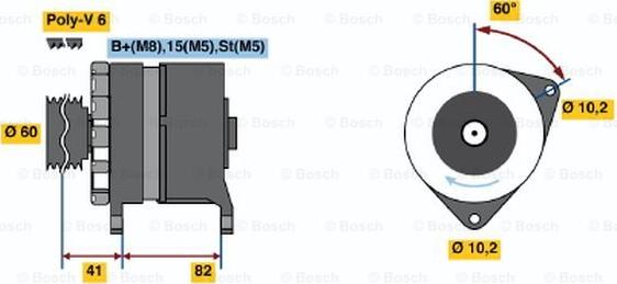 BOSCH 0 120 468 128 - Laturi inparts.fi