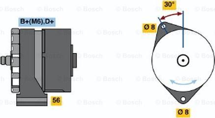 BOSCH 0 120 489 030 - Laturi inparts.fi